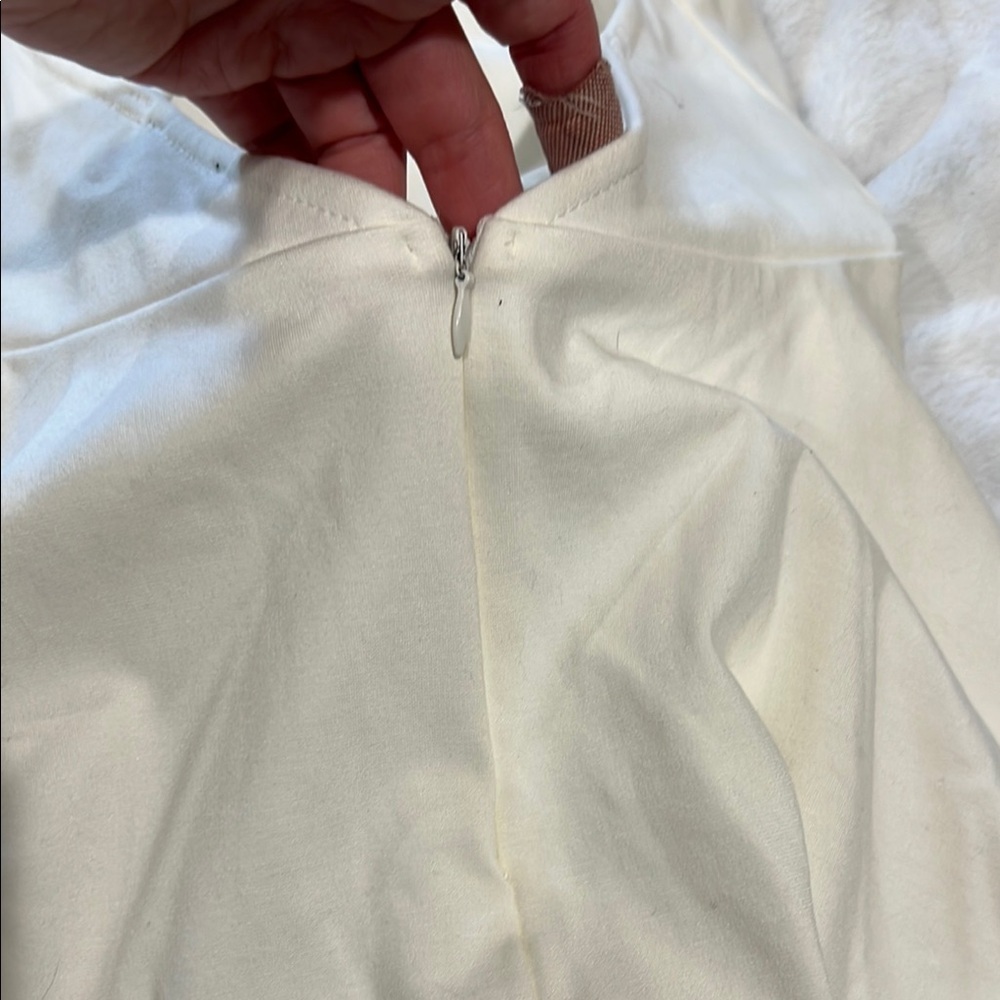 Lulu's Fit and Flare Open Back Halter Dress for Weddings Sz L - Picture 12 of 13